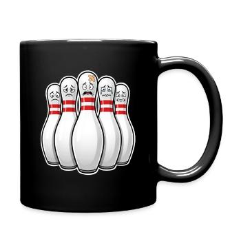 Skittles Bowling Pins - Full Colour Mug - black - Right