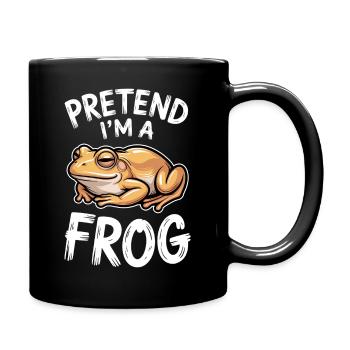 Expressions de grenouilles, Grenouilles, drôle de cadeau de grenouille - Mug uni - noir - Droite