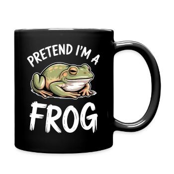 Expressions de grenouilles, Grenouilles, drôle de cadeau de grenouille - Mug uni - noir - Droite