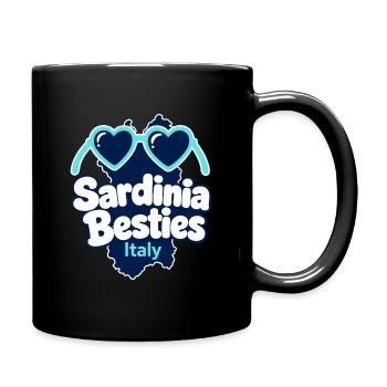 Sardinia Besties Italy Girls Trip Friend Group - Full Colour Mug - black - Right