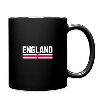 England Flag - Full Colour Mug - black - Right