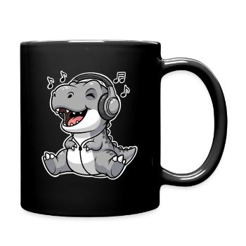 Écoute de musique T Rex - Mug uni - noir - Droite