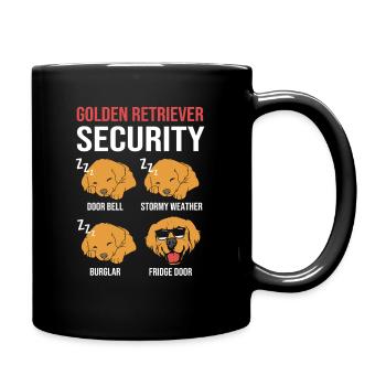 Golden Retriever Goldie Chien Chien Cadeau - Mug uni - noir - Droite