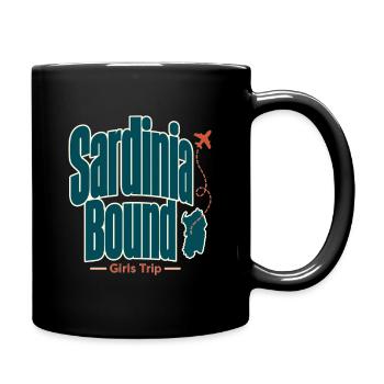 Sardinia Bound Girls Trip Vacation Travel Group - Full Colour Mug - black - Right