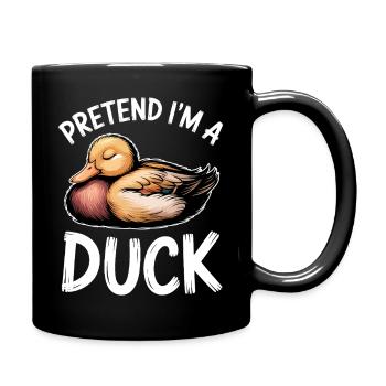 Dits de canard Canard Cadeau Drôle de Canard - Mug uni - noir - Droite