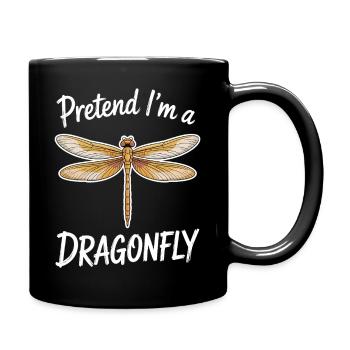 Dictons de libellules Libellules Cadeau des Libellules Drôles - Mug uni - noir - Droite