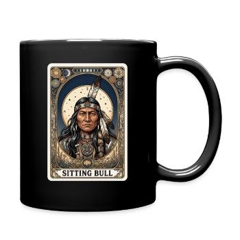 Tarot Card Apache Warrior Geronimo - Full Colour Mug - black - Right