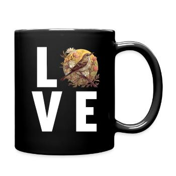 Spottdrosseln Spottdrossel - Tasse einfarbig - Schwarz - Rechts