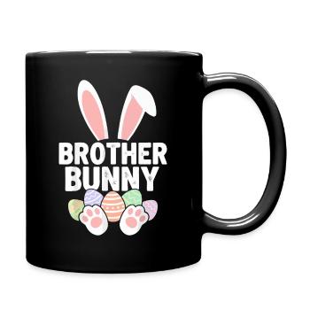 Brother Bunny Easter Eggs Collection - Full Colour Mug - black - Right