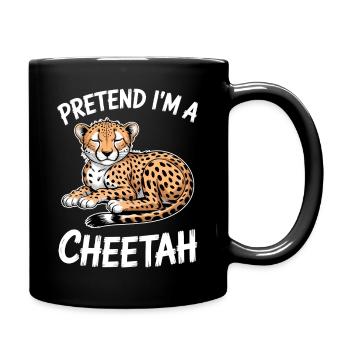 Paroles du guépard Cadeau drôle de guépard - Mug uni - noir - Droite