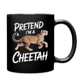 Paroles du guépard Cadeau drôle de guépard - Mug uni - noir - Droite