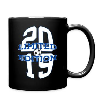 LIMITED EDITION 2019 FOOTBALL 7TH BIRTHDAY - Full Colour Mug - black - Right