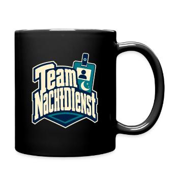 Équipe Nachtdienst Infirmière Équipe Humour de nuit - Mug uni - noir - Droite