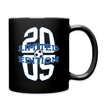 LIMITED EDITION 2005 FOOTBALL 21ST BIRTHDAY - Full Colour Mug - black - Right