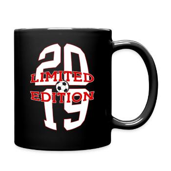 LIMITED EDITION 2019 FOOTBALL 7TH BIRTHDAY - Full Colour Mug - black - Right