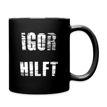 Igor helps - Full Colour Mug - black - Right