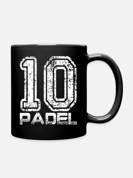 Padel - Tasse einfarbig - Schwarz
