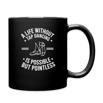 Cadeau de claquettes Tap Dancer - Mug uni - noir - Droite