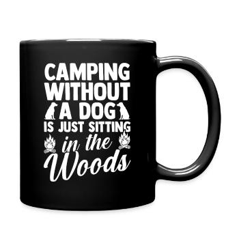 Camping Bonfire Camp Life Forest Camper - Full Colour Mug - black - Right