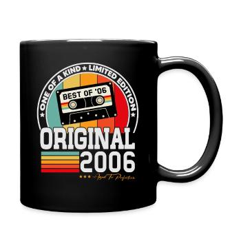 Original 2006 Vintage Retro Birthday Gift - Full Colour Mug - black - Right