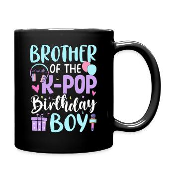 Frère du garçon anniversaire K-Pop - Mug uni - noir - Droite
