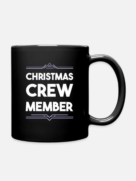 Christmas Crew - Tasse einfarbig - Schwarz
