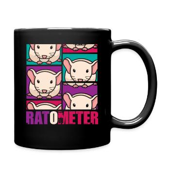 Rat, rat de maison, propriétaire de rats, amoureux des rats - Mug uni - noir - Droite