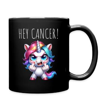 Salut Licorne Cancer - Mug uni - noir - Droite