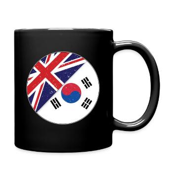 Korea - Full Colour Mug - black - Right
