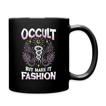 Occult But Make It Fashion Occult Esoteric Witch - Full Colour Mug - black - Right