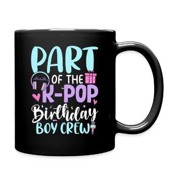 Membre de l’équipe des garçons d’anniversaire de K Pop - Mug uni - noir - Droite