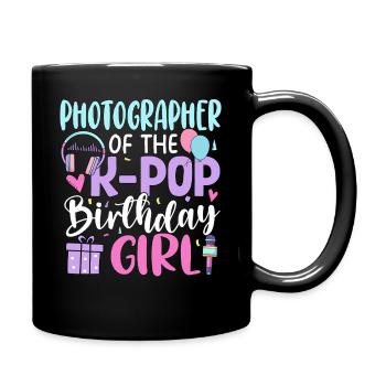 Photographe de The K-Pop Birthday Girl - Mug uni - noir - Droite