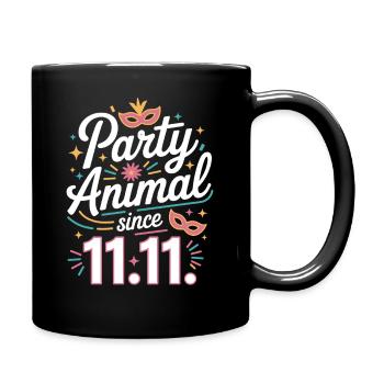 Karneval Party Kölner Animal Since 11.11. Köln - Tasse einfarbig - Schwarz - Rechts