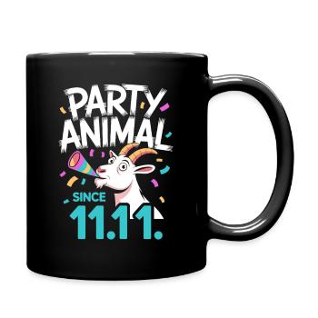 Karneval Party Kölner Animal Since 11.11. Köln - Tasse einfarbig - Schwarz - Rechts