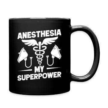 Anesthésiste Mon spécialiste des superpouvoirs - Mug uni - noir - Droite