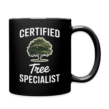 Bäume Sprüche Baum Wald Lustiges Bäume Geschenk - Tasse einfarbig - Schwarz - Rechts