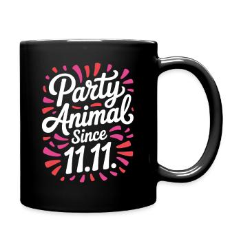 Karneval Party Kölner Animal Since 11.11. Köln - Full Colour Mug - black - Right