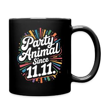 Karneval Party Kölner Animal Since 11.11. Köln - Full Colour Mug - black - Right