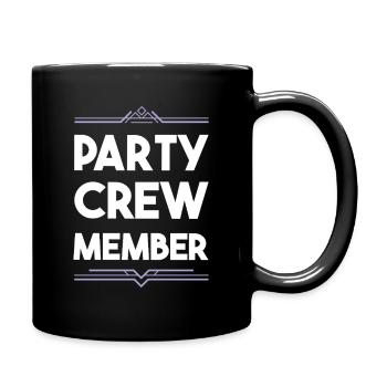 Équipe de fête - Mug uni - noir - Droite
