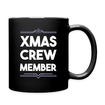 Xmas Crew - Tasse einfarbig - Schwarz - Rechts