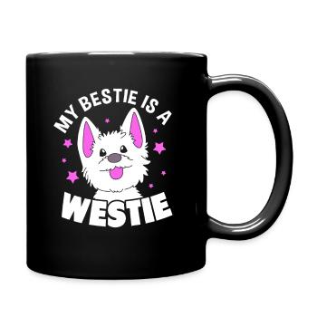 Terrier des Highlands de l’Ouest - Mug uni - noir - Droite