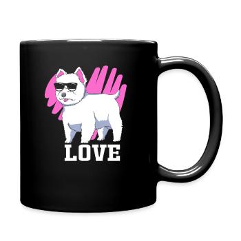 Terrier des Highlands de l’Ouest - Mug uni - noir - Droite
