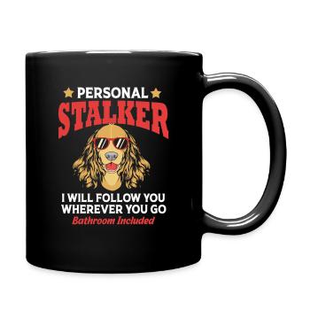 Cocker Spaniel - Mug uni - noir - Droite