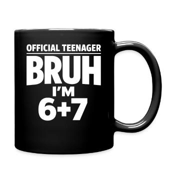 Geburtstags-Teenie-Humorgeschenk für 13-jährige - Tasse einfarbig - Schwarz - Rechts
