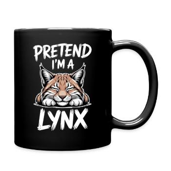 Lynx Dictions Lynx Drôle de cadeau de lynx - Mug uni - noir - Droite
