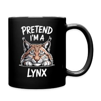 Lynx Dictions Lynx Drôle de cadeau de lynx - Mug uni - noir - Droite