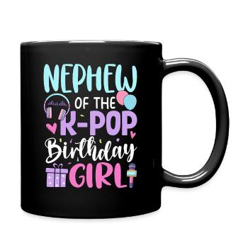 Neveu de la fille d’anniversaire K-Pop - Mug uni - noir - Droite