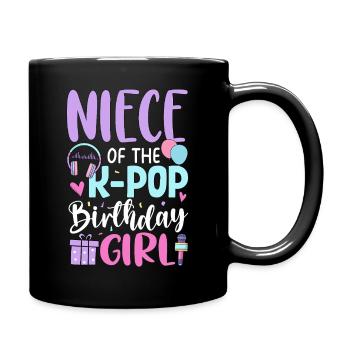Nièce de la fille d’anniversaire de la K-Pop - Mug uni - noir - Droite