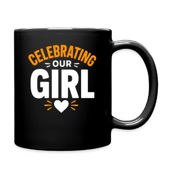 Célébrer notre fille - Mug uni - noir - Droite