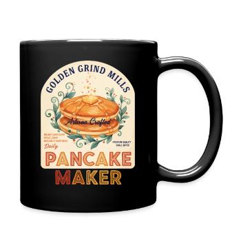 Petit-déjeuner Brunch drôle Café Pancake Nourriture Bacon - Mug uni - noir - Droite
